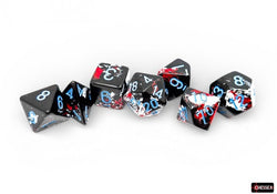 Chessex: Brush Polyhedral Dark Side/Blue 7-Die Set