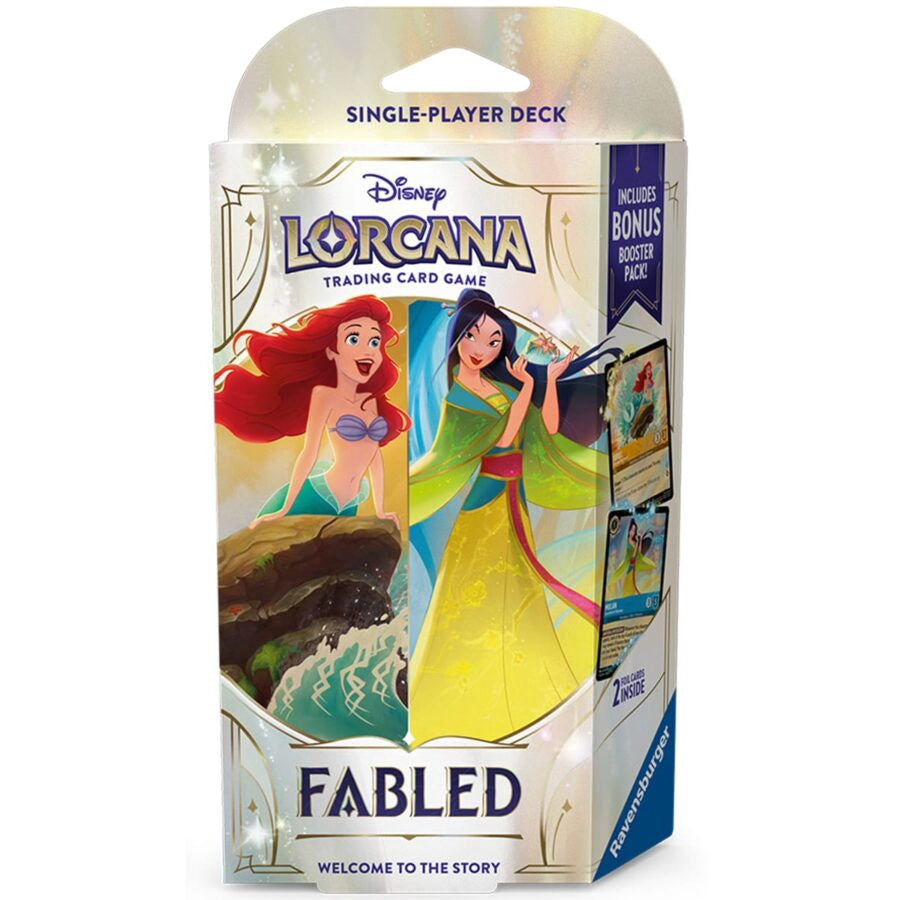Lorcana DLC Fabled Amber / Sapphire Starter Deck