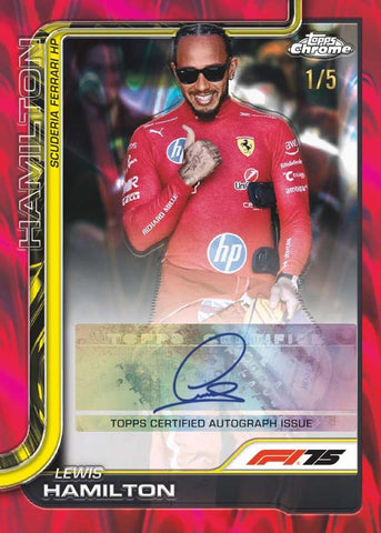 F1 Topps 2025 Chrome Value box