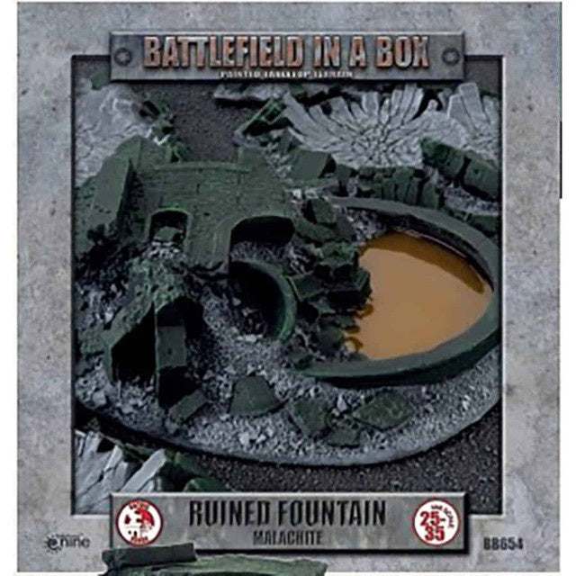 Battlefield in a Box: Gothic Battlefields: Ruined Fountain - Malachite