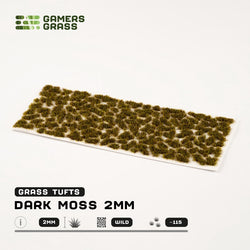 Gamer's Grass Dark Moss 2mm Tufts Wild