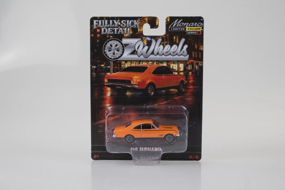 1:64 Oz Wheels FSD Road Series 3 - Holden HG Monaro - Orange