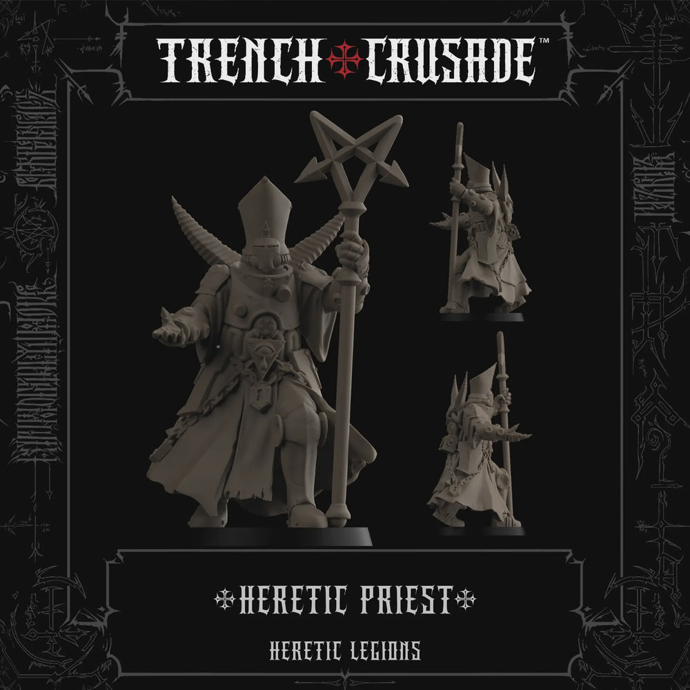 Trench Crusade: Heretic Priest (Polear/Staff, Knife)