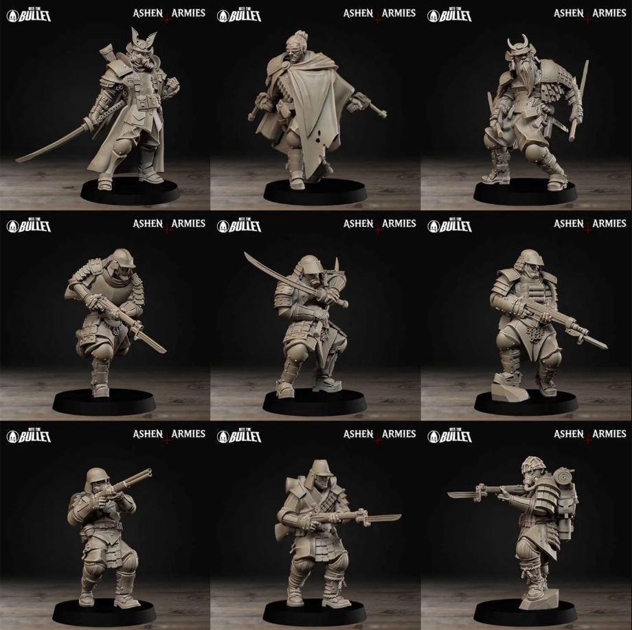 Pluto Minis Ashen Armies - Holy Shogunate Set A