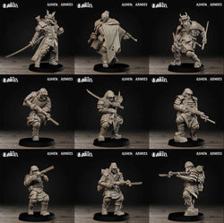 Pluto Minis Ashen Armies - Holy Shogunate Set A