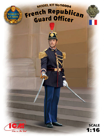 ICM 1/16 French Republican Guard Officer Plastic Model Kit
