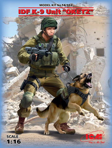 ICM 1/16 IDF K-9 Unitz "OKETZ" Plastic Model Kit