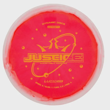 Dynamic Discs Justice - Lucid Ice Orbit Line Red 173-176g