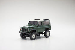 Kyosho 1/24 MINI-Z 4x4 MX-01 Readyset Land Rover Defender Coniston Green