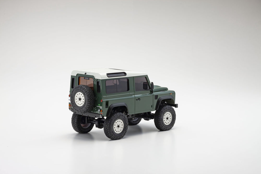 Kyosho 1/24 MINI-Z 4x4 MX-01 Readyset Land Rover Defender Coniston Green