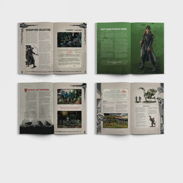 Konflikt '47: Festung Europa & 'Operation Touchdown' book (With US Special Miniature)