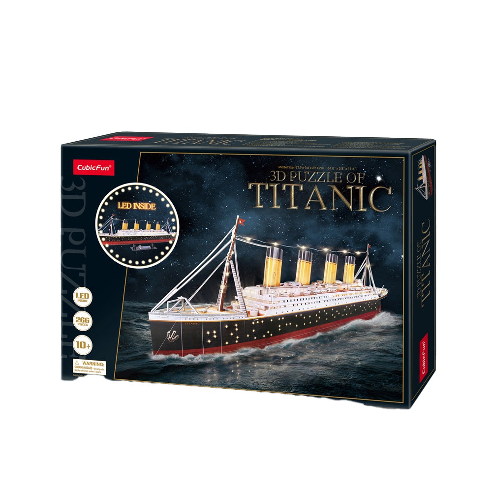 CubicFun - LED Titanic 3D Puzzle - 266pc