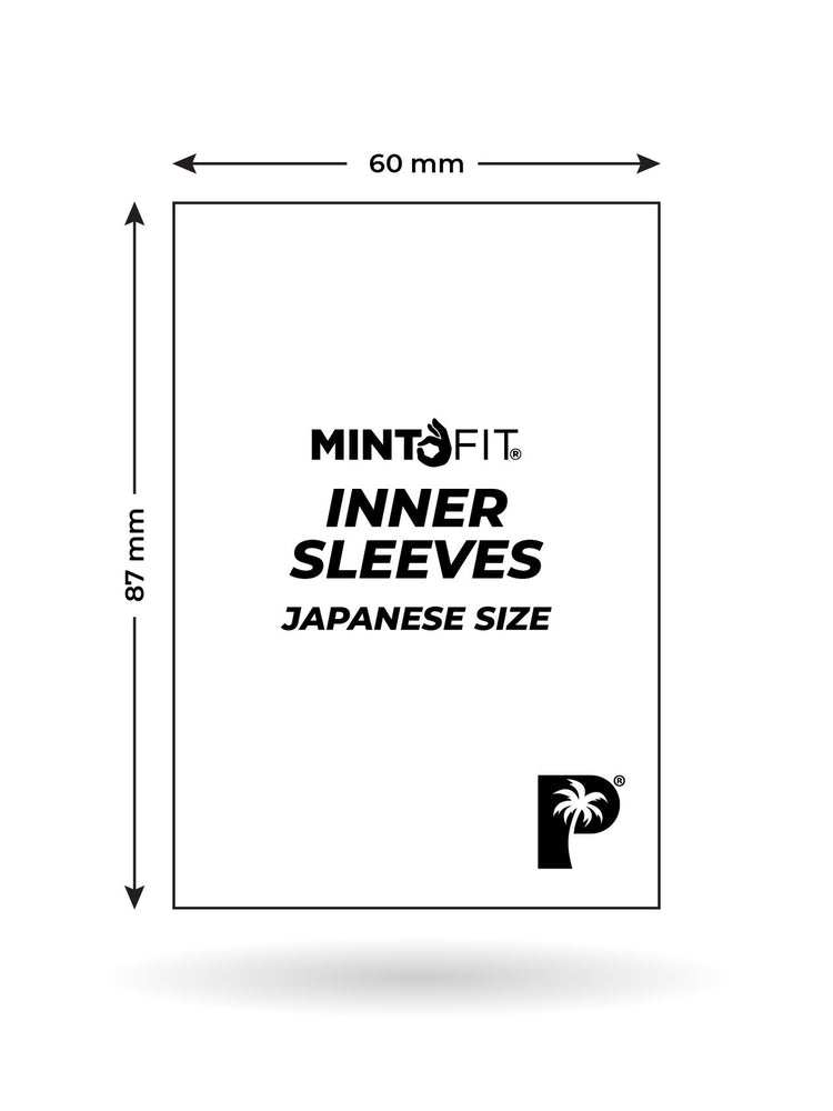 MintFit Inner Sleeves - Japanese Mini Size - 100pc