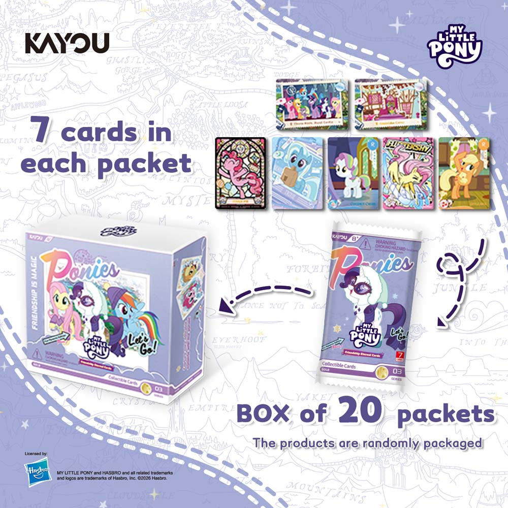 Kayou My Little Pony Friendship Eternal Fun Moments Foil Pack Series 3 Booster Box