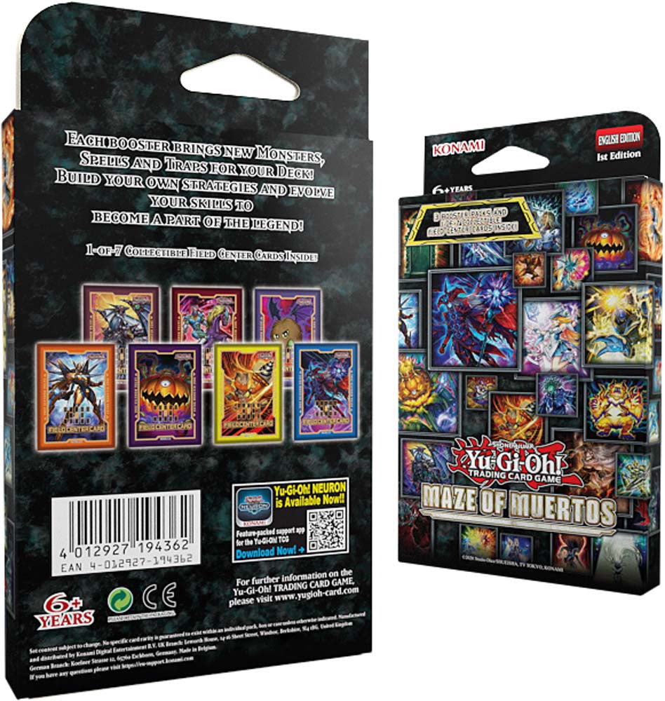 Yu-Gi-Oh! TCG Maze Of Muertos - 7 x Card 3 Pack Tuckbox
