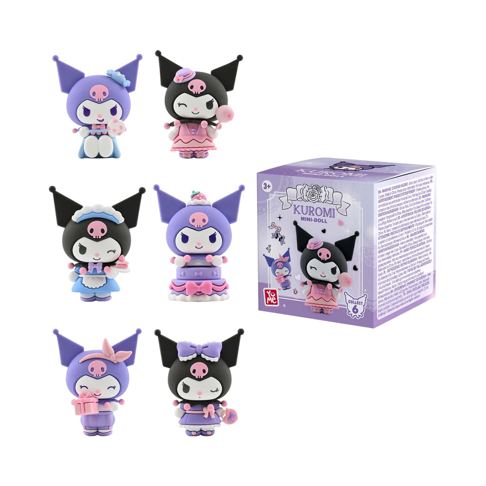 YuMe - Hello Kitty and Friends - Mini-Doll Kuromi Party Series 5cm