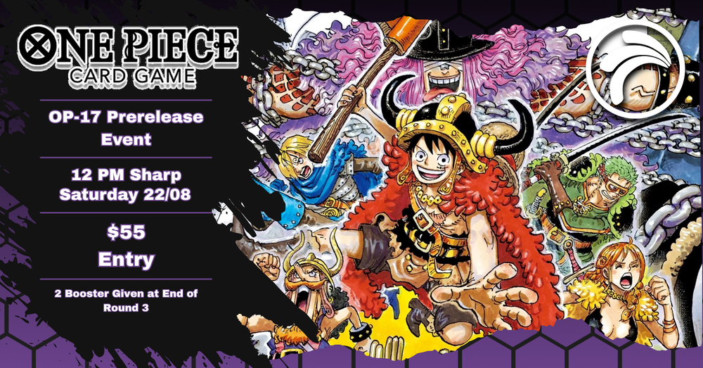Guf Werribee - One Piece - OP-17 Prerelease Ticket 22/08