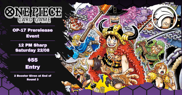 Guf Werribee - One Piece - OP-17 Prerelease Ticket 22/08