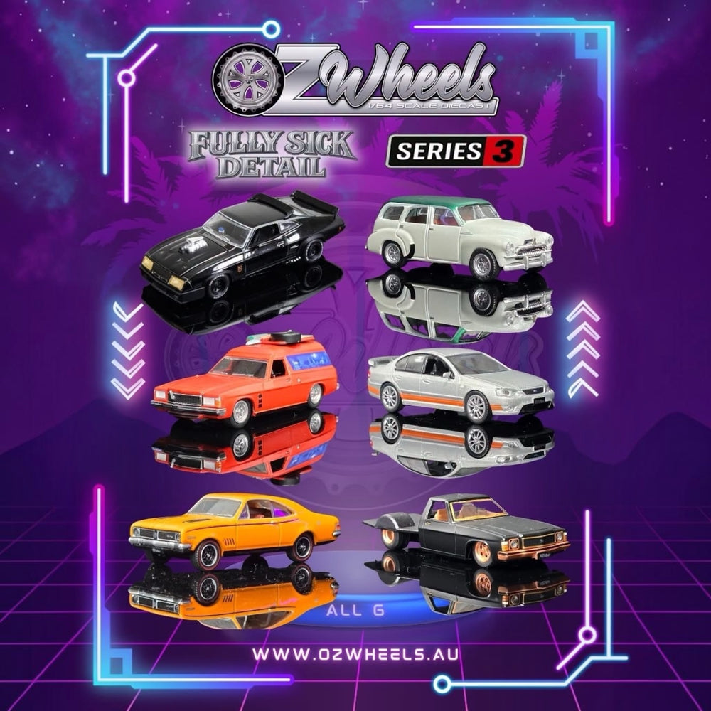 1:64 Oz Wheels FSD Road Series 3 - Full set of 6 Cars