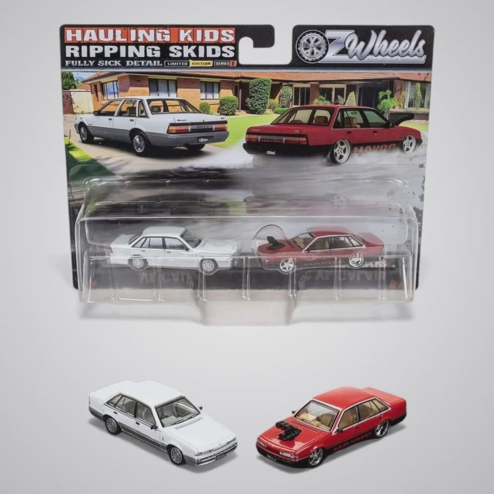 Oz Wheels 1:64 FSD Twin Pack Series 1 VL Calais & VL Havoc Twin Pack (Aussie Icons)