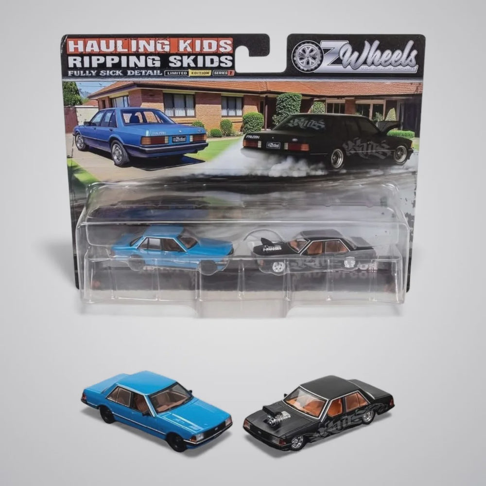 Oz Wheels 1:64 FSD Twin Pack Series 1 XD Falcon Twin Pack (Street Style)