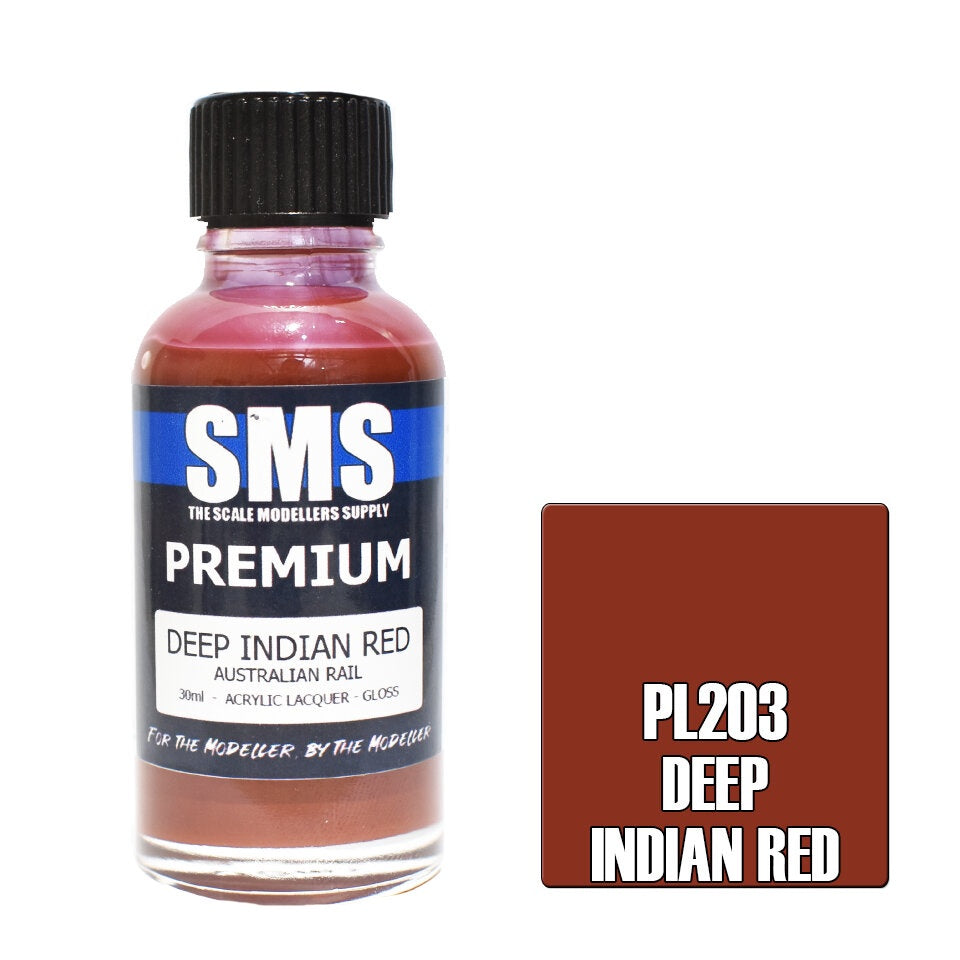 PL203 Premium DEEP INDIAN RED (AUSTRALIAN RAIL) 30ml