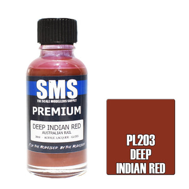 PL203 Premium DEEP INDIAN RED (AUSTRALIAN RAIL) 30ml