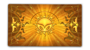Token Forge Stitched Edge Mana Playmat - White