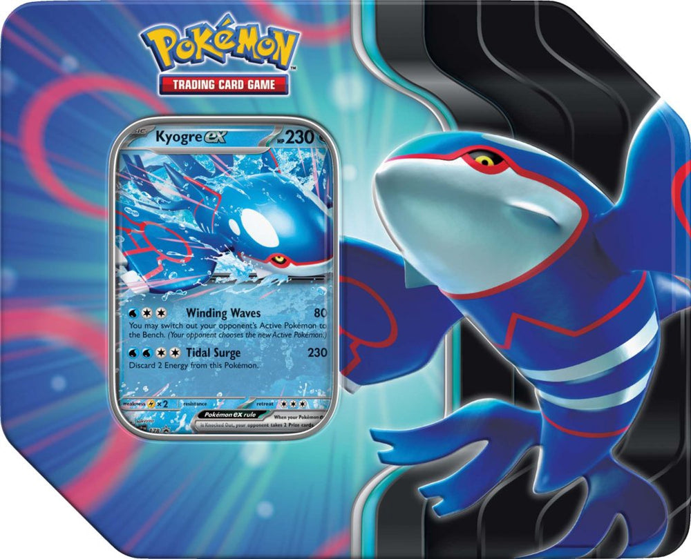 POKÉMON TCG Azure Legends Tin - Kyogre ex