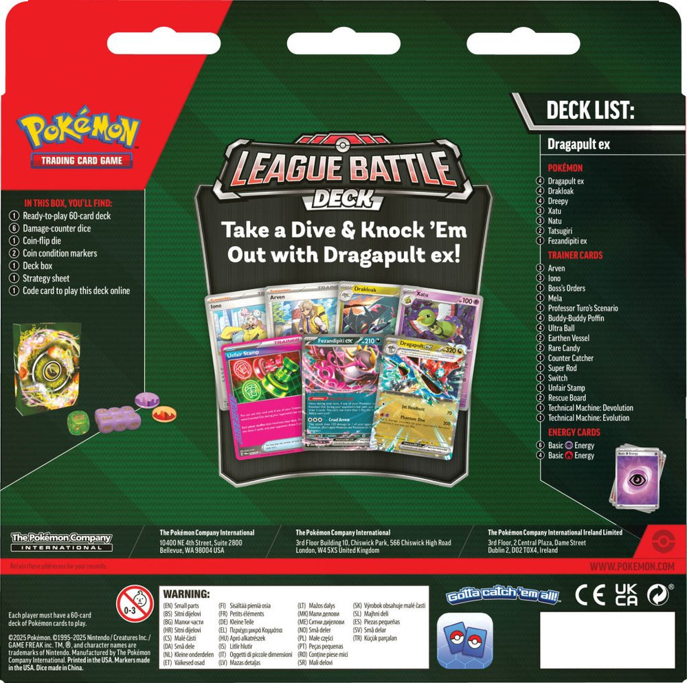 Pokémon TCG: Dragapult ex League Battle Deck-
