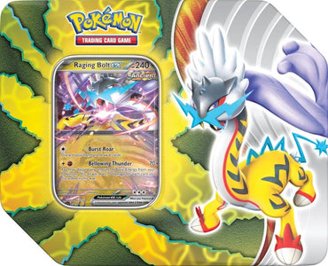 POKÉMON TCG Paradox Destinies Tin - Raging Bolt ex