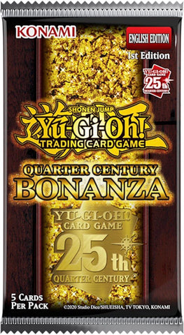 YU-GI-OH! TCG Quarter Century Bonanza Collection 5 x card Booster