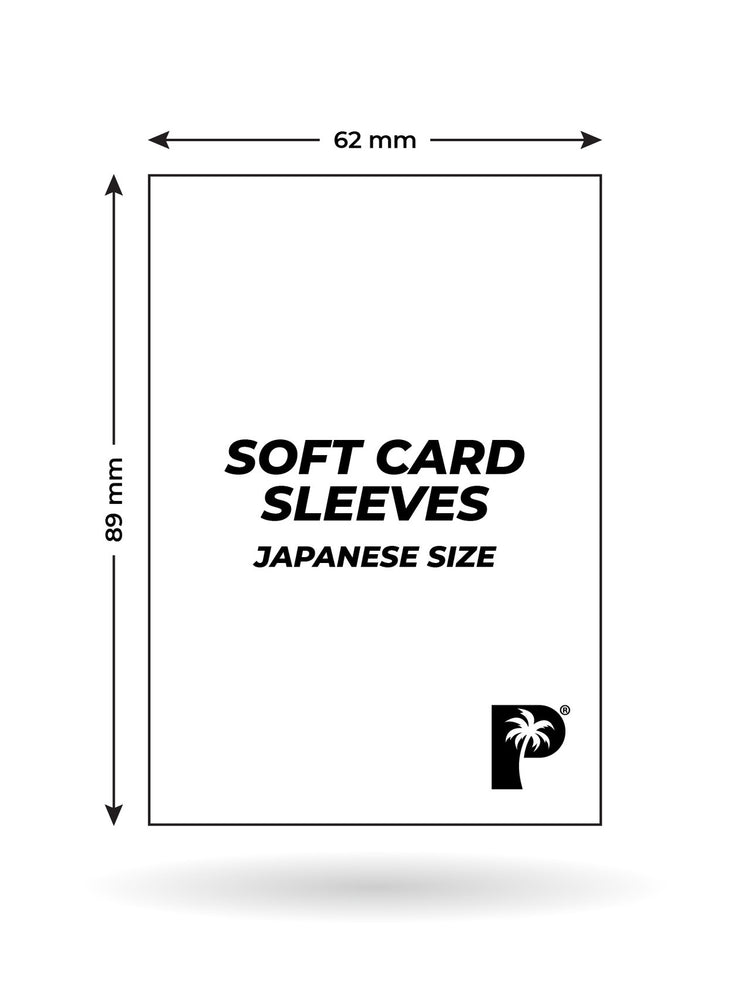 Soft Card Sleeves - Japanese Mini Size - 100pc