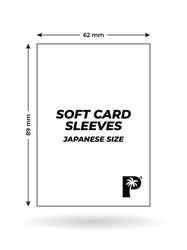 Soft Card Sleeves - Japanese Mini Size - 100pc