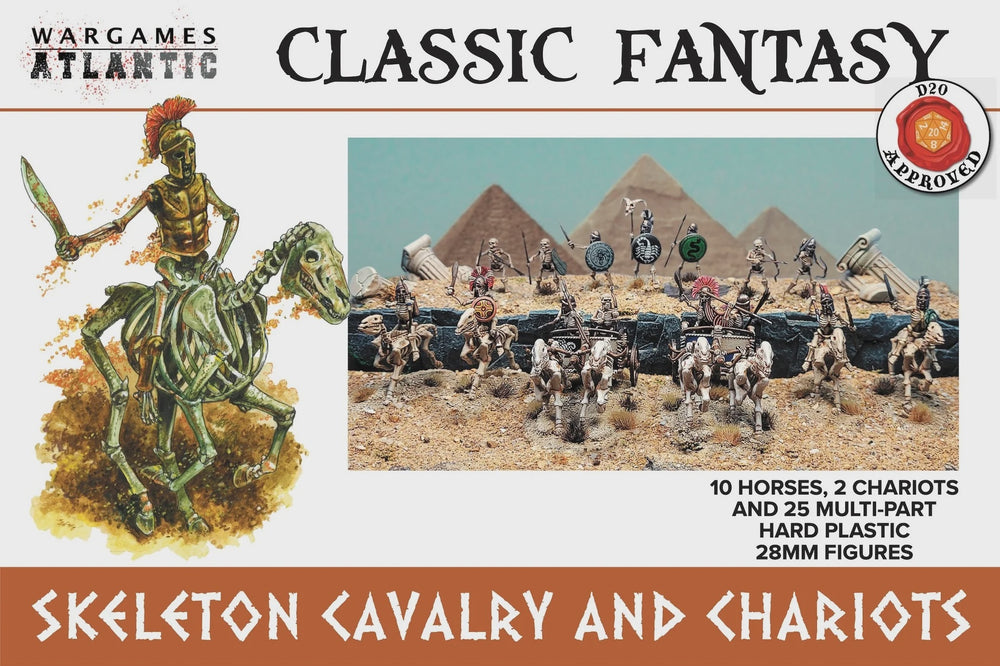 Skeleton Cavalry and Chariots - Wargames Atlanic