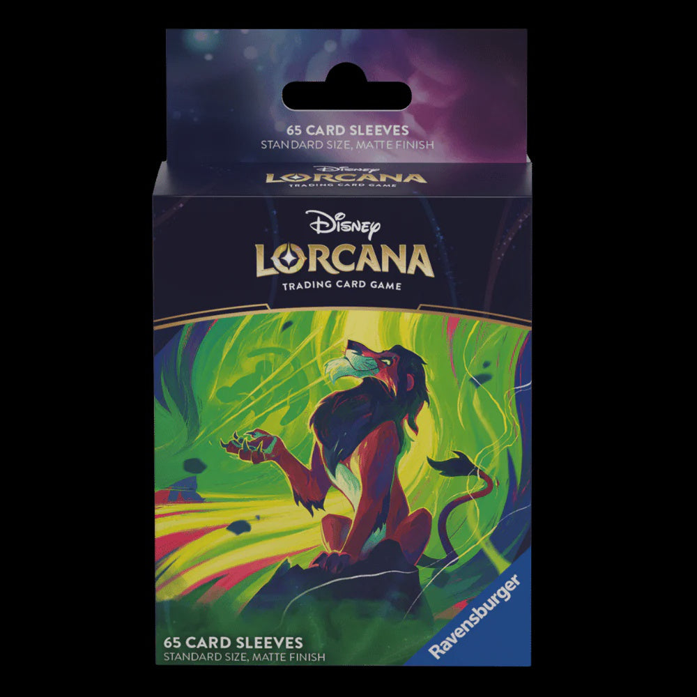 Disney Lorcana Series 6 Azurite Sea Card Sleeves: Scar - Vengeful Lion