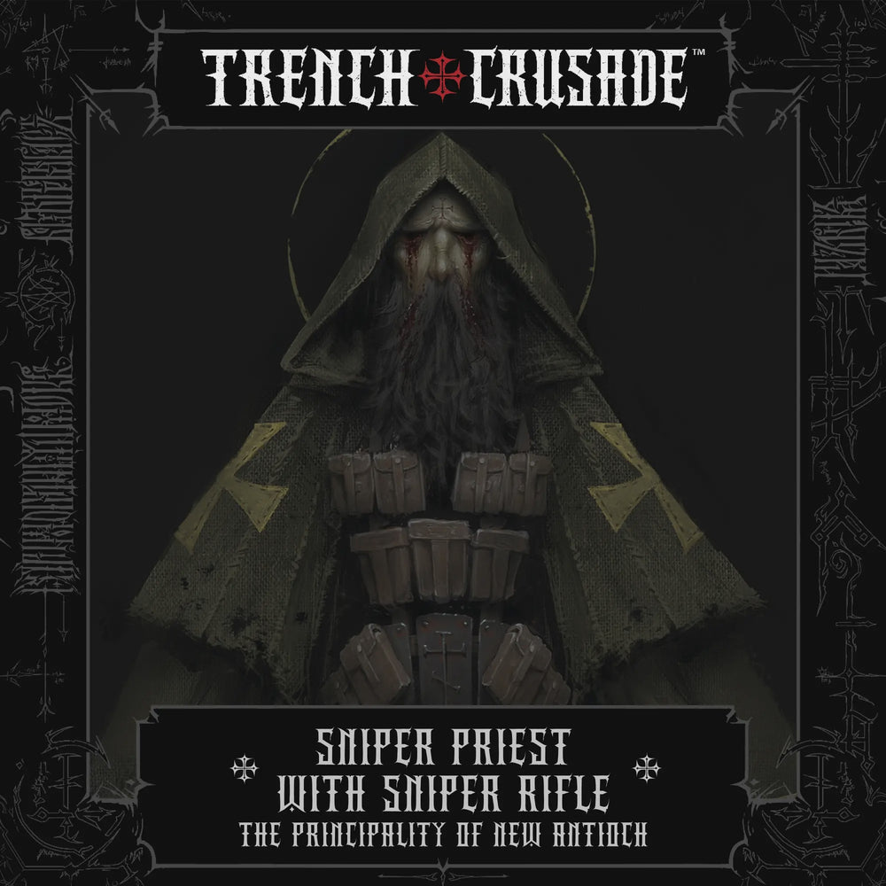 Trench Crusade: Sniper Priest with Sniper Rifle