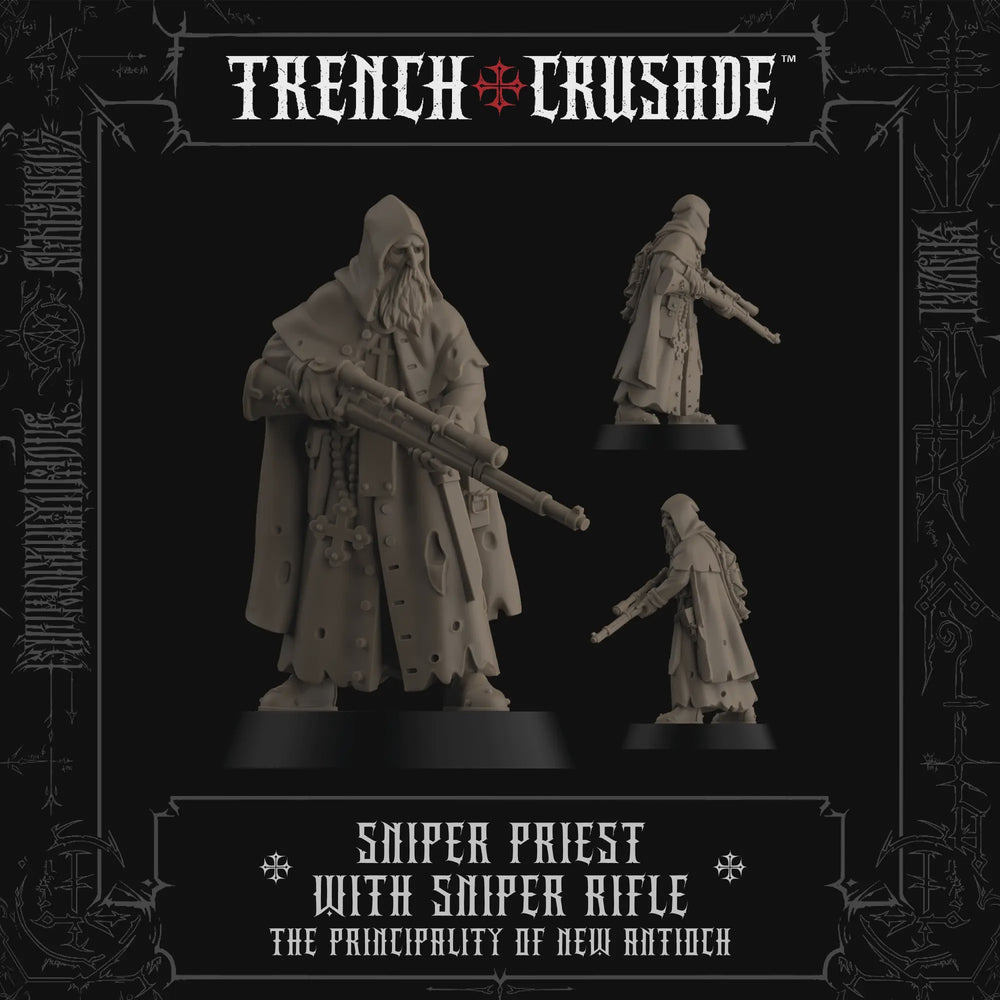 Trench Crusade: Sniper Priest with Sniper Rifle