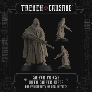 Trench Crusade: Sniper Priest with Sniper Rifle