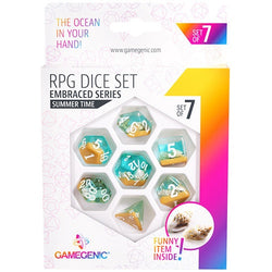 Gamegenic Embraced Series - Summer Time - RPG  Dice Set (Set 7)