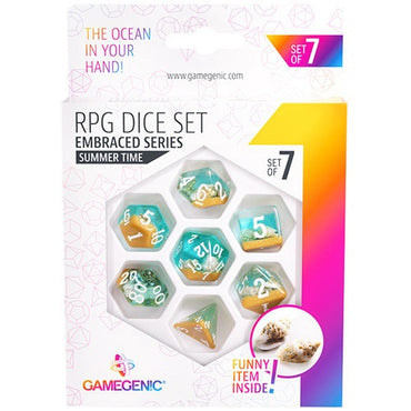 Gamegenic Embraced Series - Summer Time - RPG  Dice Set (Set 7)