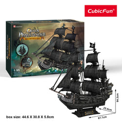 CubicFun - The Queen Anne's Revenge Large 3D Puzzle - 308pc