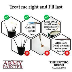 Army Painter Brushes - Wargamer Brush - The Psycho
