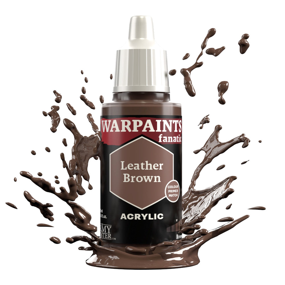 The Army Painter Warpaints Fanatic: Leather Brown - 18ml Acrylic Paint