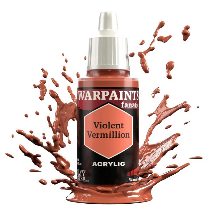 The Army Painter Warpaints Fanatic: Violent Vermillion - 18ml Acrylic Paint
