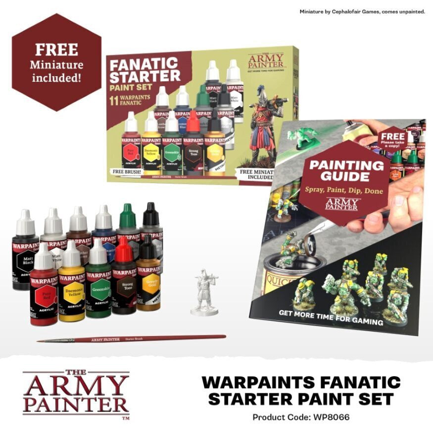 The Army Painter Warpaints Fanatic: Starter Paint Set