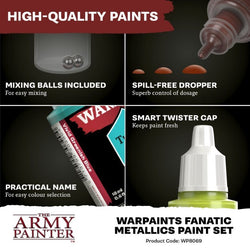 The Army Painter Warpaints Fanatic: Metallics Paint Set