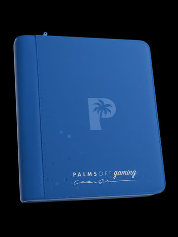 Collector's Series Top Loader Zip Binder - 4 Pocket - Blue