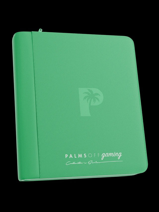 Collector's Series Top Loader Zip Binder - 4 Pocket - Green
