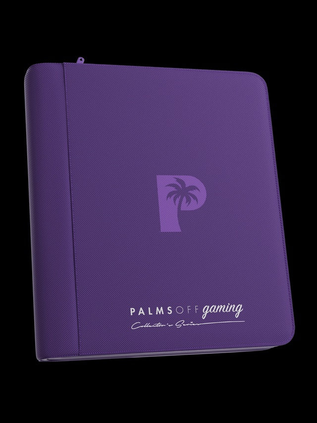 Collector's Series Top Loader Zip Binder - 4 Pocket - Purple